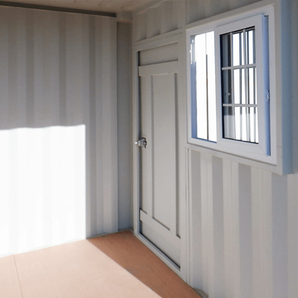 8FT Cubic Shipping Container | Lockable Door & Window | Portable Office | Storag