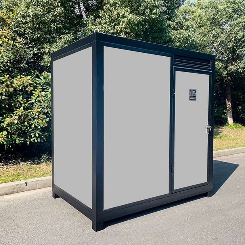 All-in-1 Portable Toilet & Outdoor Shower Room Q235 Steel Frame Remote Cabins