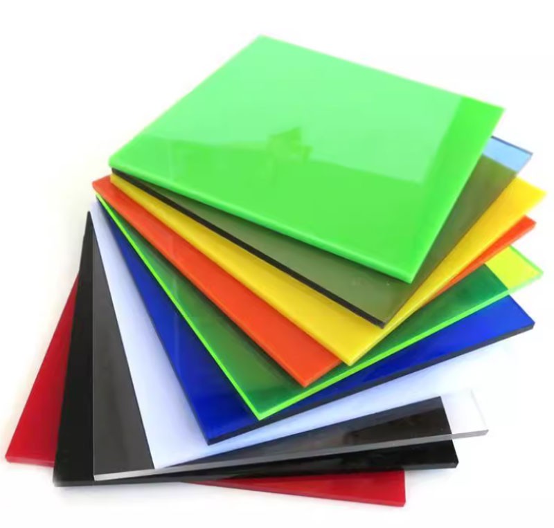 Color Acrylic Sheet Panel Plastic Plate 8x8cm 10x20cm 15x15cm 20x20cm
