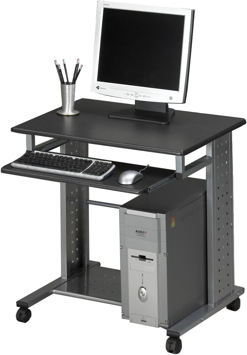 Mobile PC Cart, 29-3/4W X 23-1/2D X 29-3/4H, Anthracite