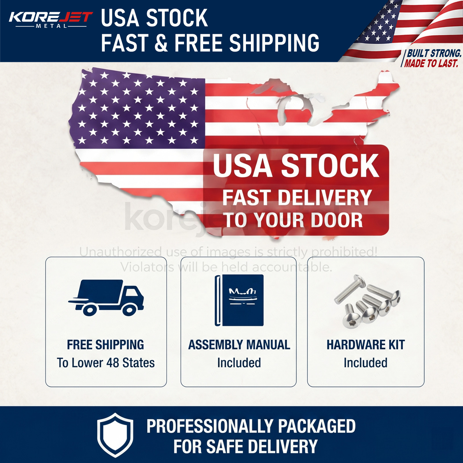 39x39FT White Heavy Duty Metal Barn Steel Building 3 Rolling Doors Korejetmetal