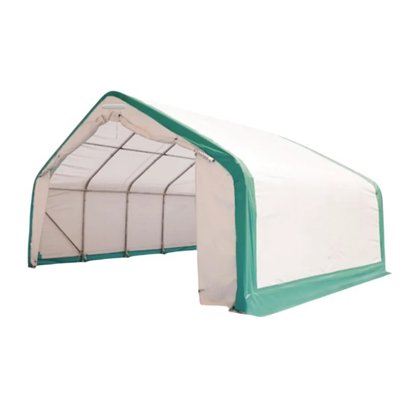 20’x20’x12′ Single Truss Storage Shelter 15 OZ PVC Canvas Building Shelter