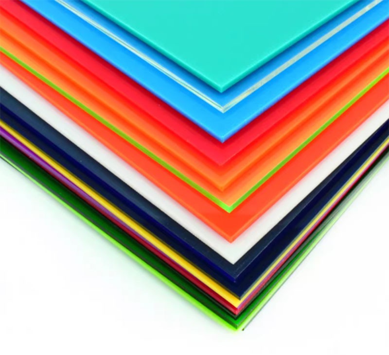 Color Acrylic Sheet Panel Plastic Plate 8x8cm 10x20cm 15x15cm 20x20cm