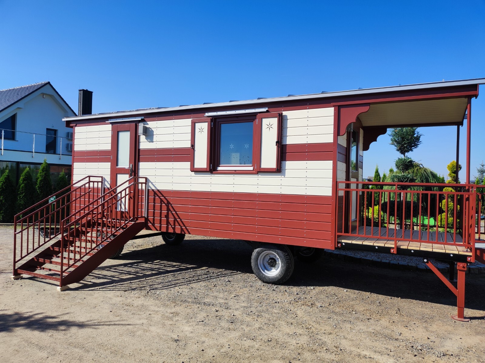 Tiny house on wheels for sale. The caravan (roulotte)