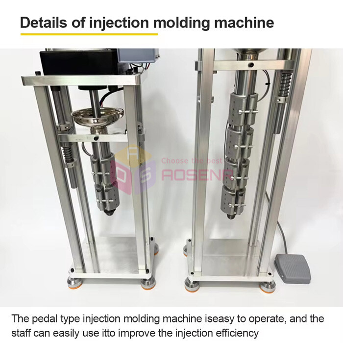 50g Small Desktop Pneumatic Injection Machine Vertical Plastic Molding Machine
