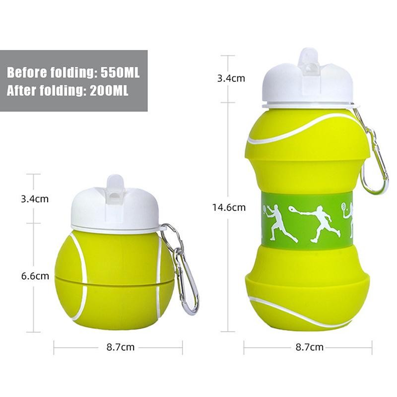 Fold Water Bottle Cups Mug Outdoor Sports School Leakproof Portable Kids Bottle
