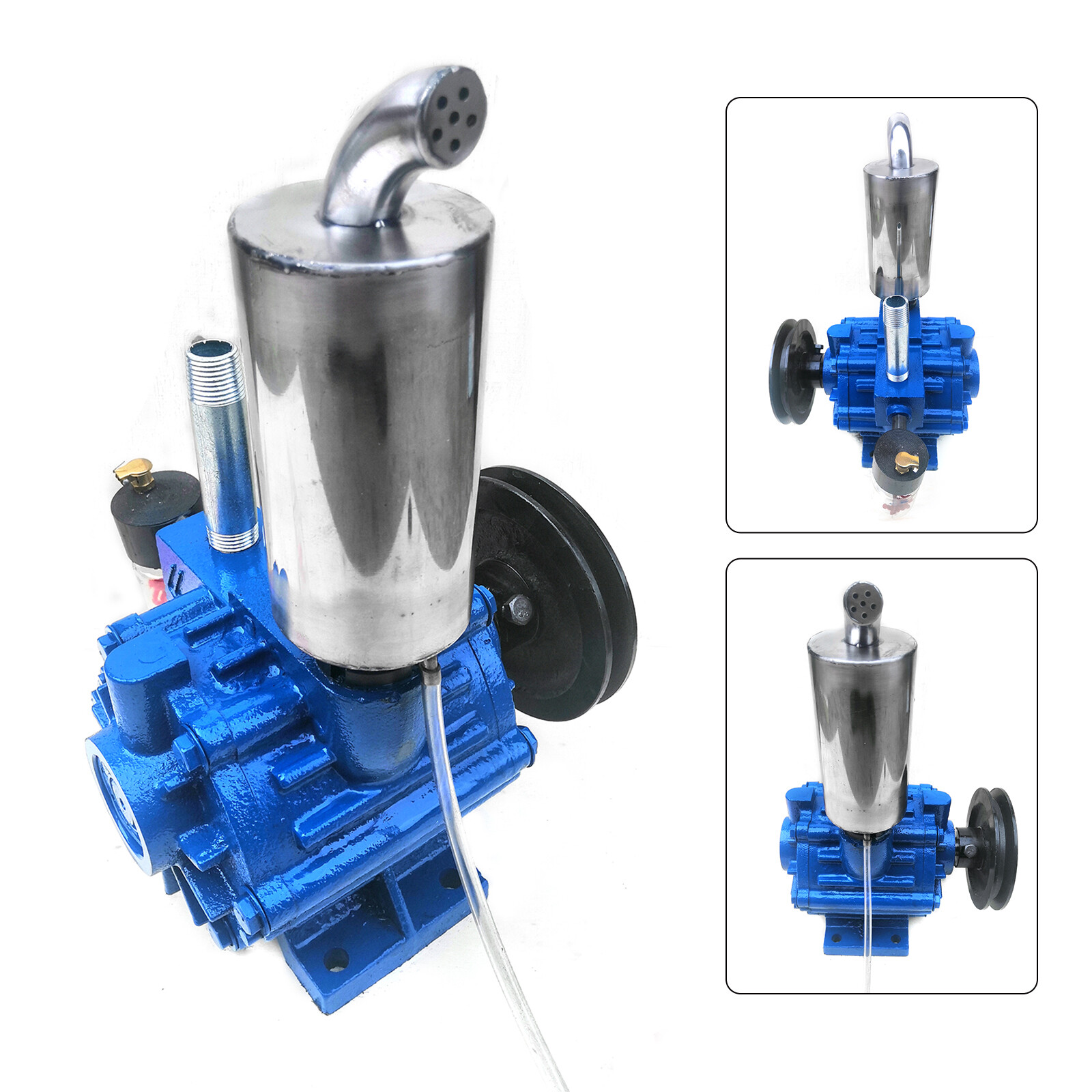 Vacuum Pump Electric Milking Machine 220L 250L/min Sheep Milker Tank Barrel