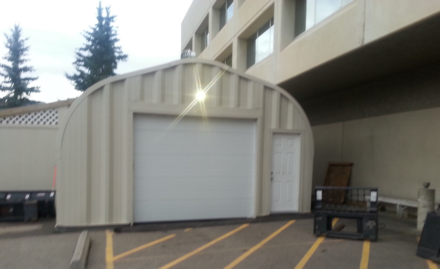 16x20x12 Engineered Steel Building Kit | DuroSPAN Clear-Span Arch System w/ Ends