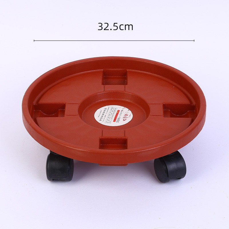 Removable Plant Stand Flower Pot Tray With Universal Wheel Heavy Rolling Flower