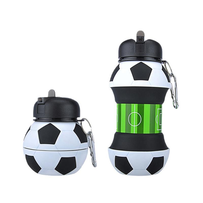 Fold Water Bottle Cups Mug Outdoor Sports School Leakproof Portable Kids Bottle