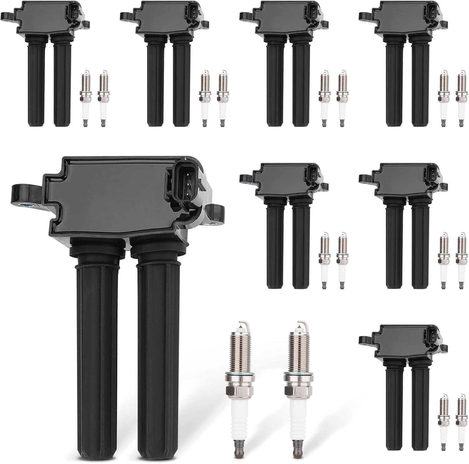 Ignition Coils for Dodge Ram 5.7L 8 Pack with Plugs