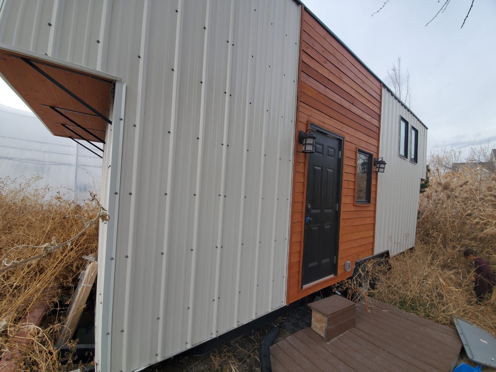 Tiny House On Wheels 2 Lofts, HVAC, W/D, Microwave, Stove, Composting Toilet