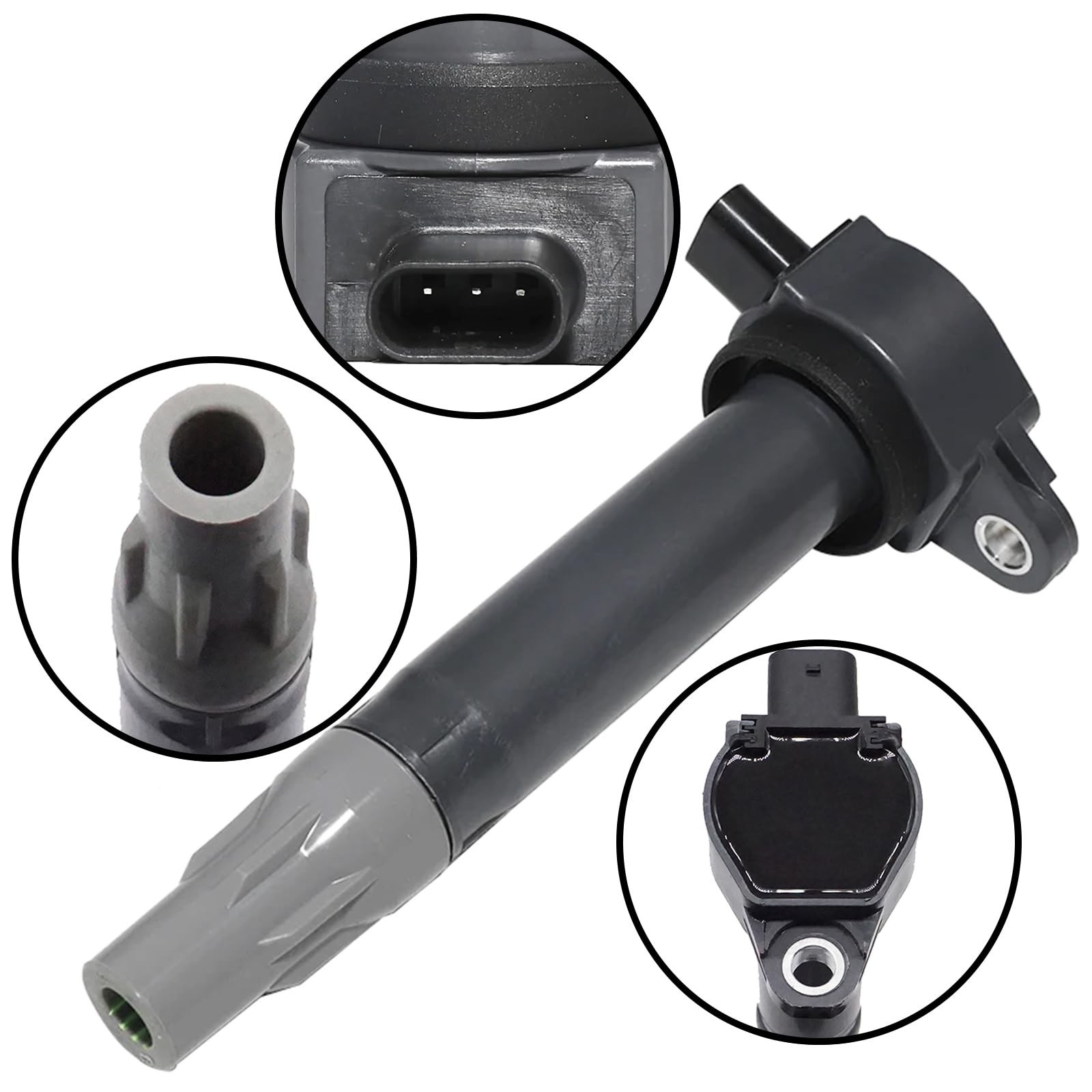 Ignition Coil Pack 04606869AB with Iridium Spark Plug Set of 6 Compatible wit…