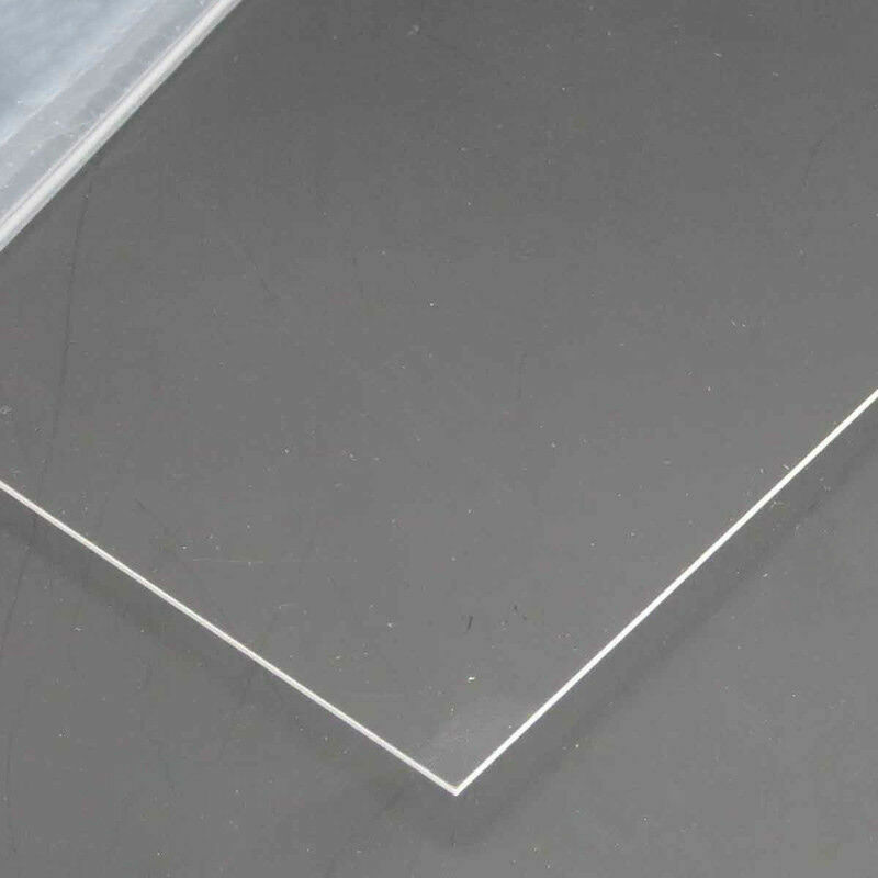 Clear Plastic Acrylic Sheet Perspex Panels 1mm Thick 80x80mm 100x200mm 200x300mm