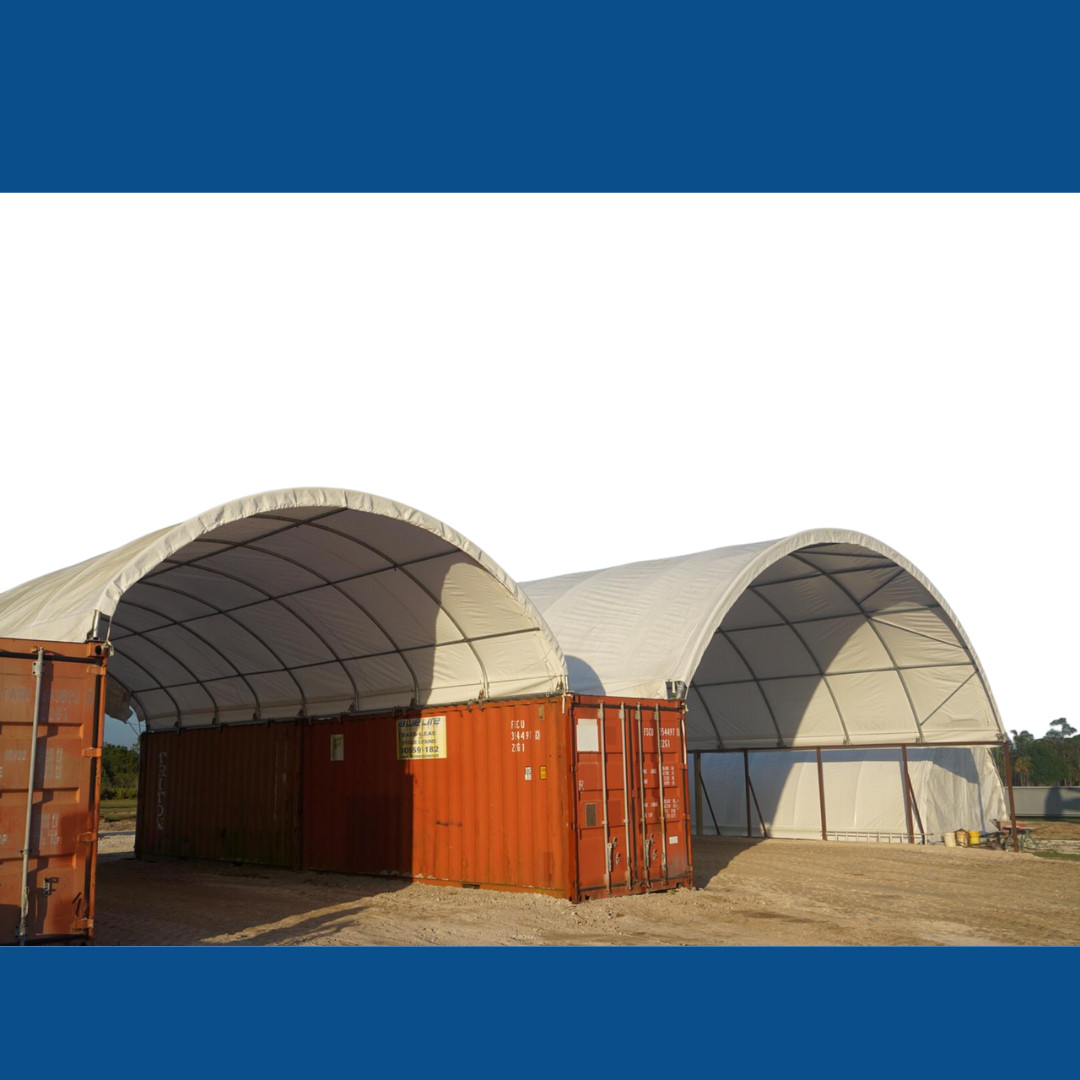 Container Canopy Shelter Storage Building Portable Workshop Cover 20ft 40ft