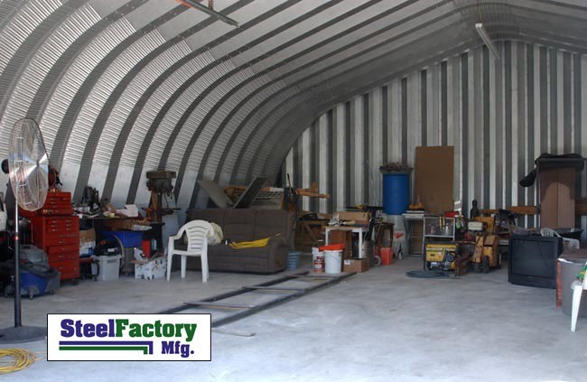 Steel Factory Mfg A25x42x14 Factory Direct Gambrel Metal Arch Garage Building