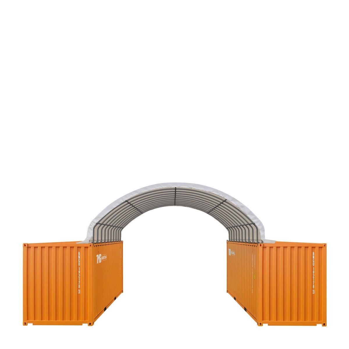 19.7Wx39.4Lft PVC Fabric Structure, Fire Retardant UV Waterproof Protective