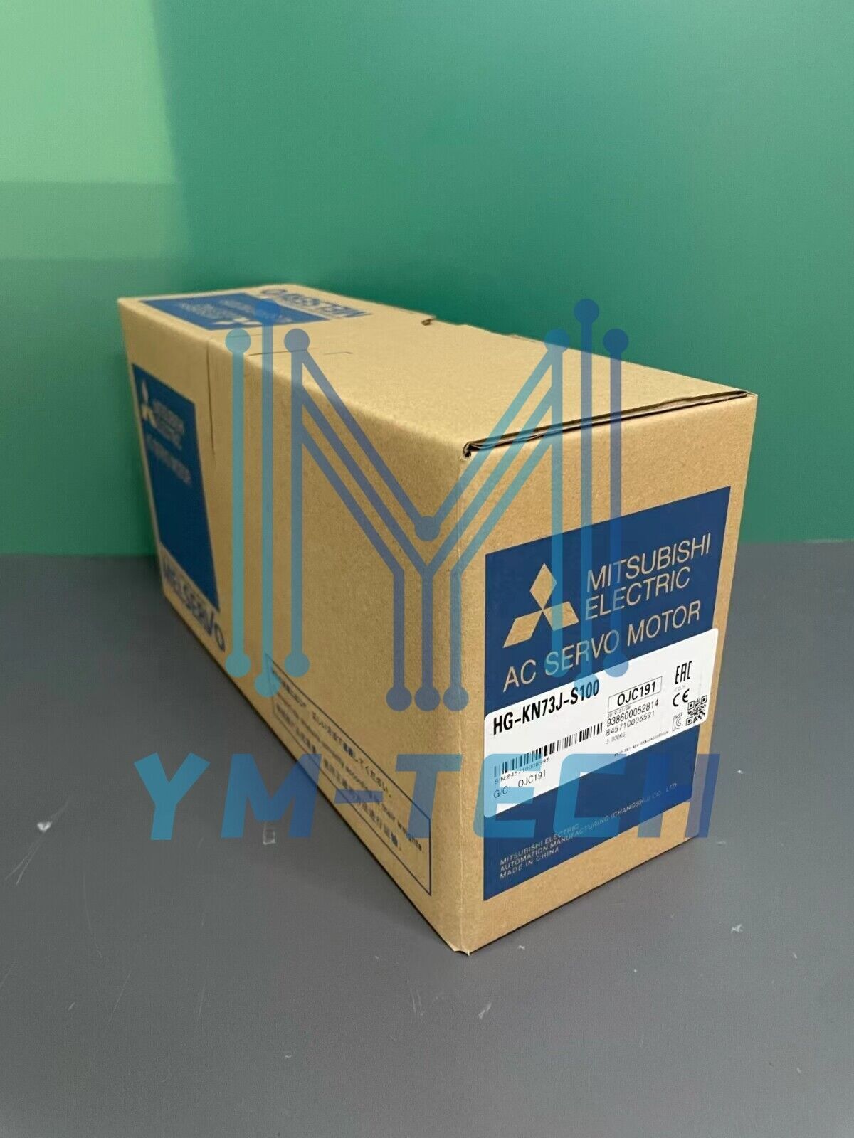 New Mitsubishi HG-KN73J-S100 Servo Motor HGKN73JS100 New In Box