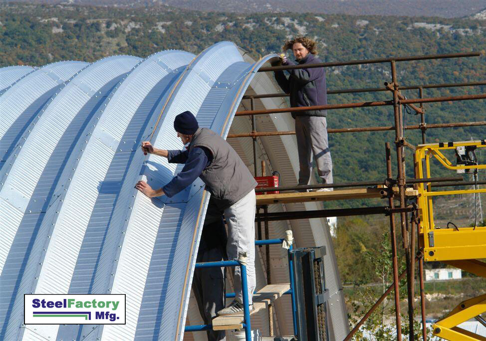 Steel 42x120x20 Quonset Barn Farm Hay Grain Storage Livestock Horse Building Kit