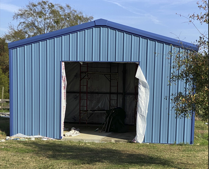24×24 Steel Building SIMPSON Metal Garage Storage Shop Building Kit