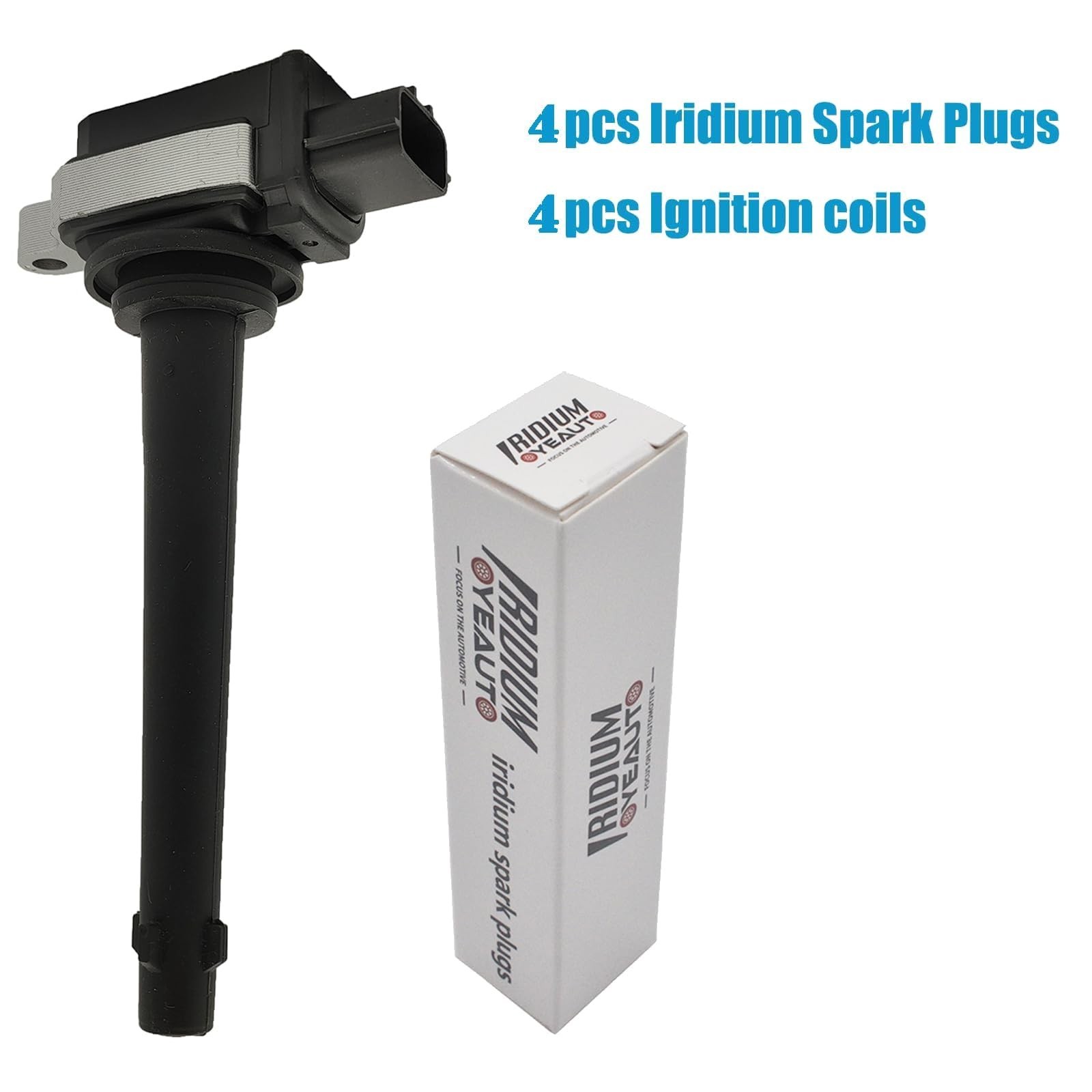 UF591 Ignition Coil Pack 22448ED800 and Iridium Spark Plug Set of 4 Fit for N…