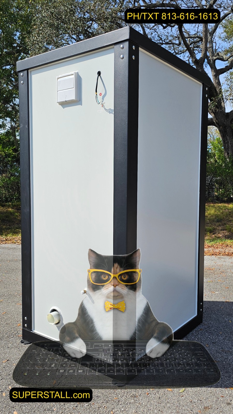 Steel Mobile Bathroom Unit Portable Restroom Sink Toilet Single Stall In Stock