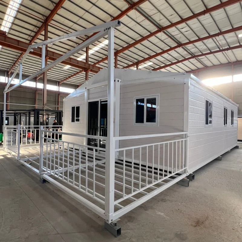 Prefabricated Expandable House for Tiny Homes Business and Solar Powered Modular