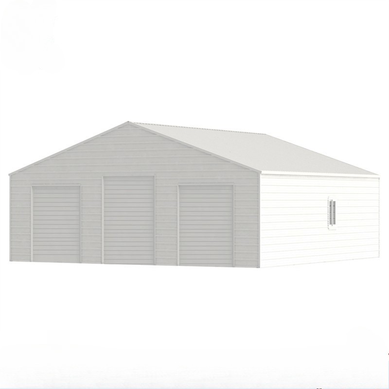 39’x39’x15′ Metal Barn Heavy Duty Steel Building w/ 3 Rolling Doors Storage Shed