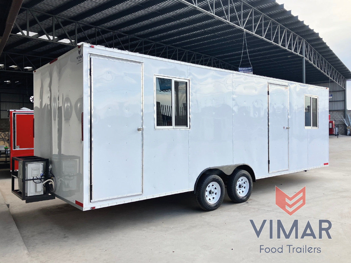 8×24 New Mobile Modular Jobsite Office Trailer, Custom Trailer Mfr. 8×20 8×22