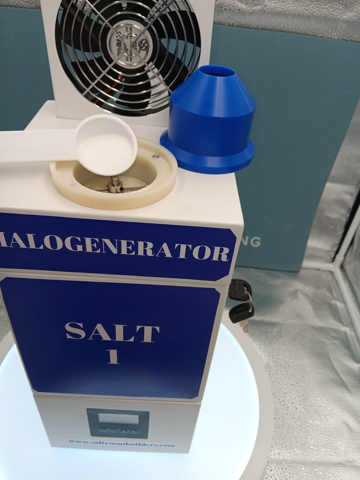 HaloCabin Halotherapy Salt Cabin-Large Size, New $18000+