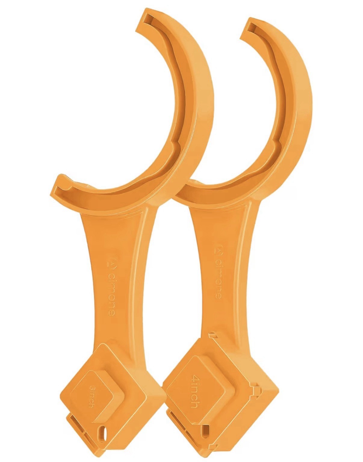 ACimone 2PCS RV Sewer Hose Wrench, Fits Most 3 Inch and 4 Inch, Orange