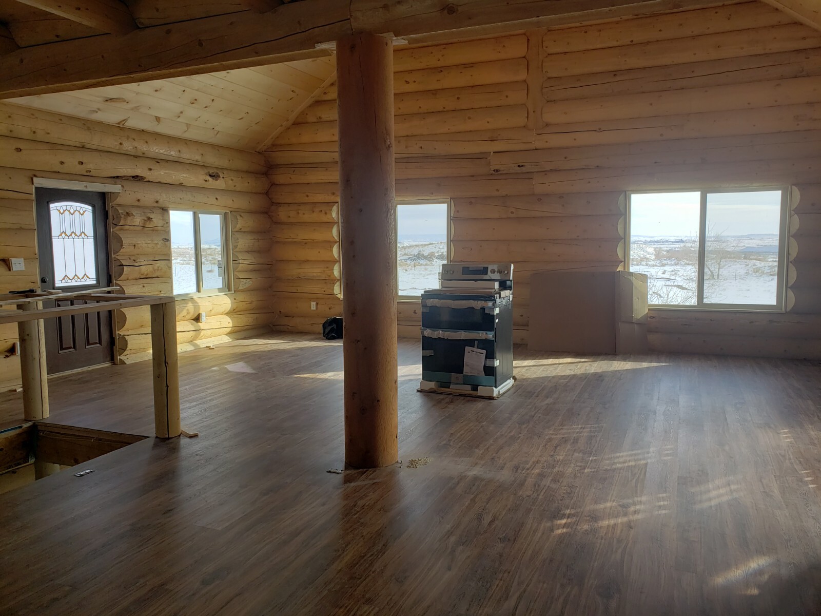 LARGE -5,000 sq.ft LOG CABIN HOME shell kit 12in logs