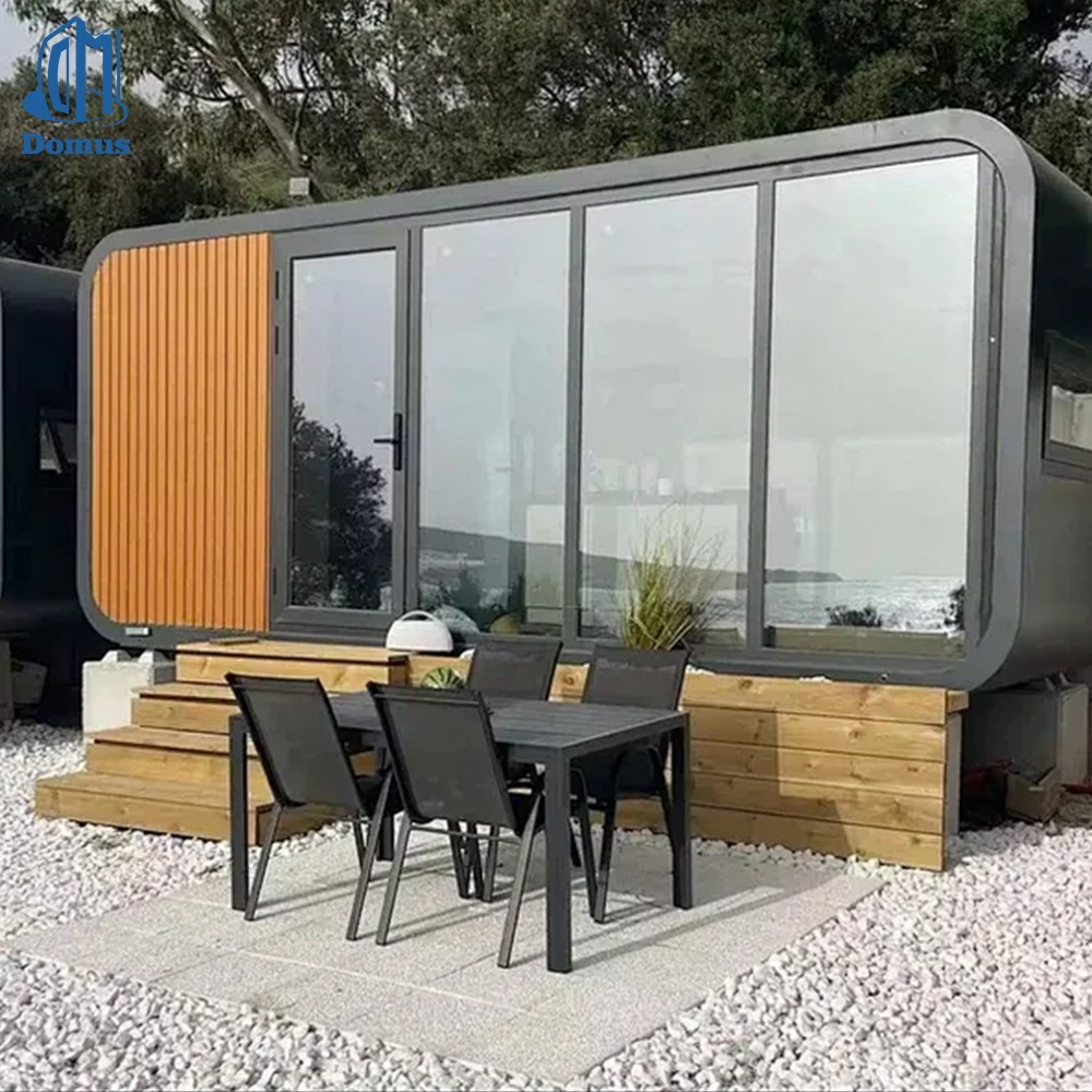 Prefabricated Apple Cabin Modular Home Glass Dome Garden Studio Custom Design