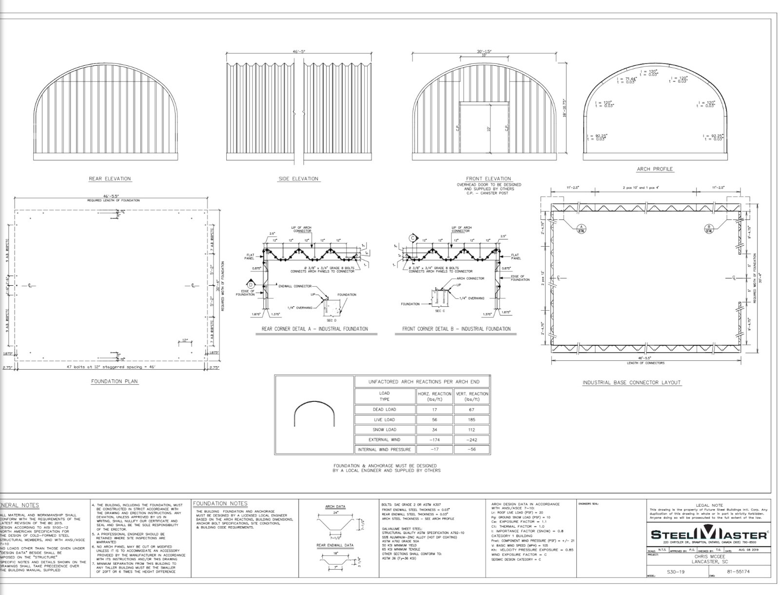 STEELMASTER Pre-Fabricated Building (Never Built)