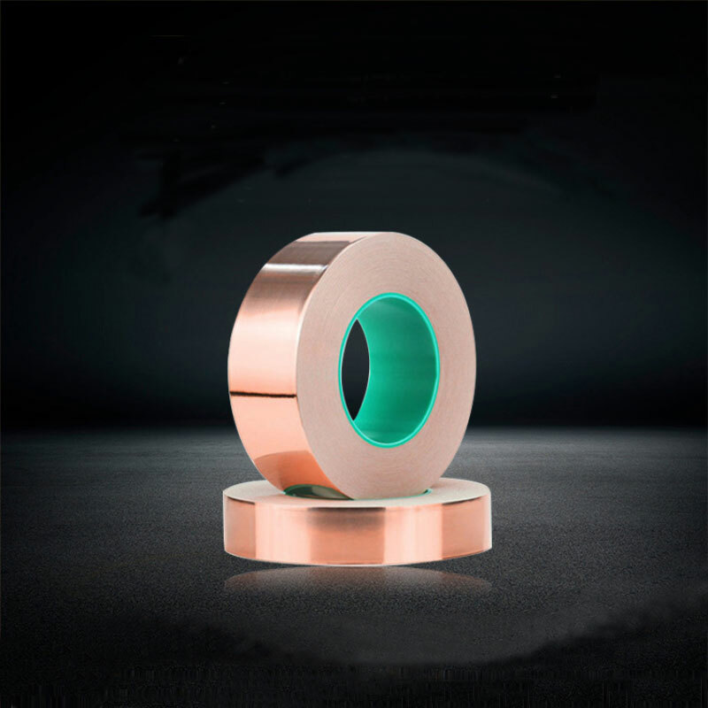 1 Roll Copper Foil Tape for Guitar EMI Shielding Conductive Self-adhesive Tool