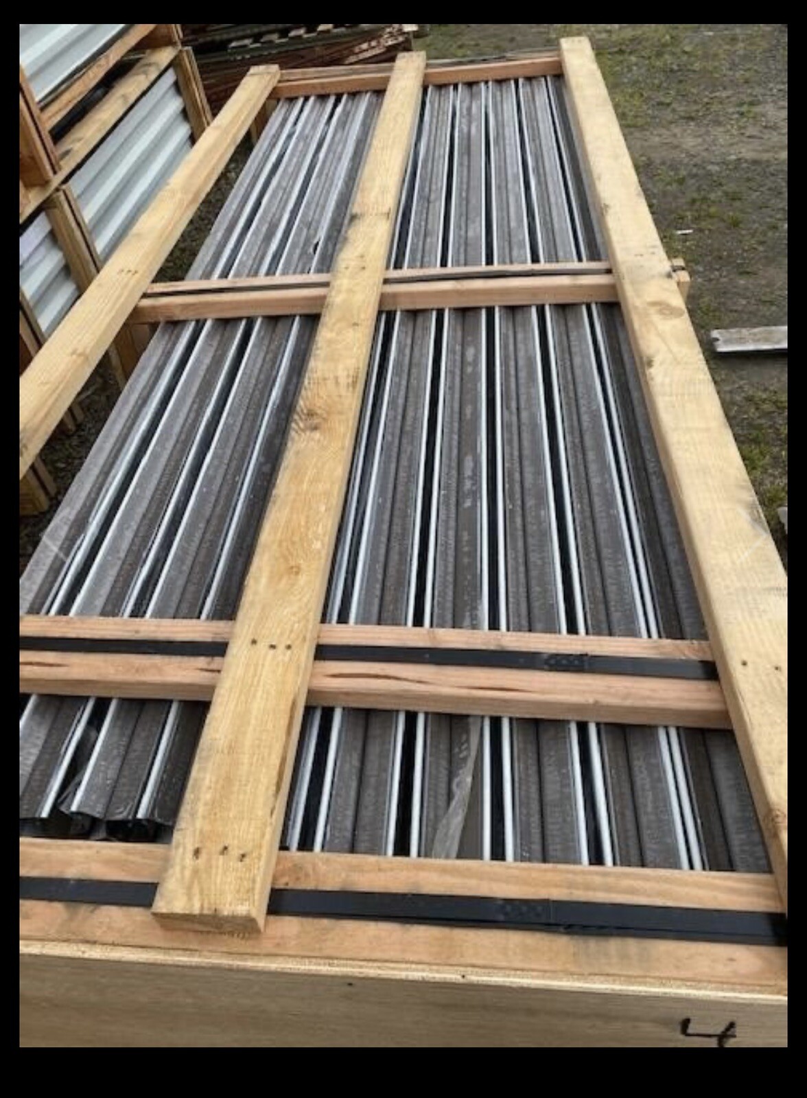 brown metal siding