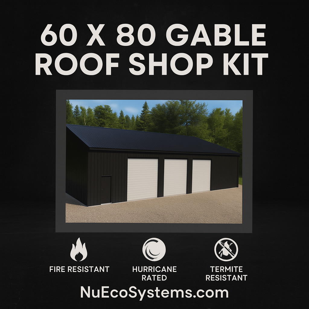 Steel Framed 40 x 60 x 16 Shop Kit, Warehouse Kit ON SALE NOW !!!