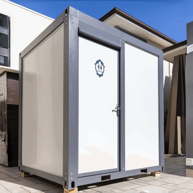 Bastone Prebuild Full Bath Unit w Toilet, Shower, Sink 37 sqft Outdoor Bathroom