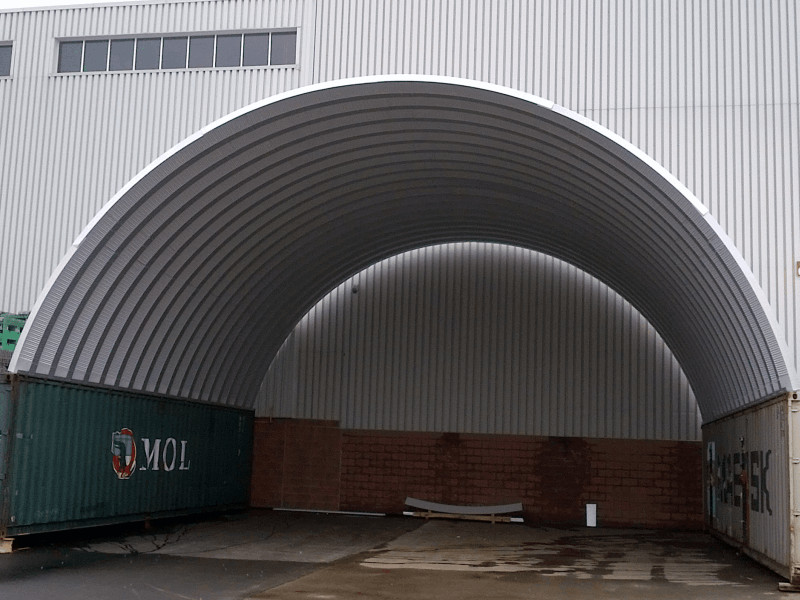 40x26x20 DuroSPAN Steel Quonset Cabin Building Kit DIY Metal Garage Open Ends
