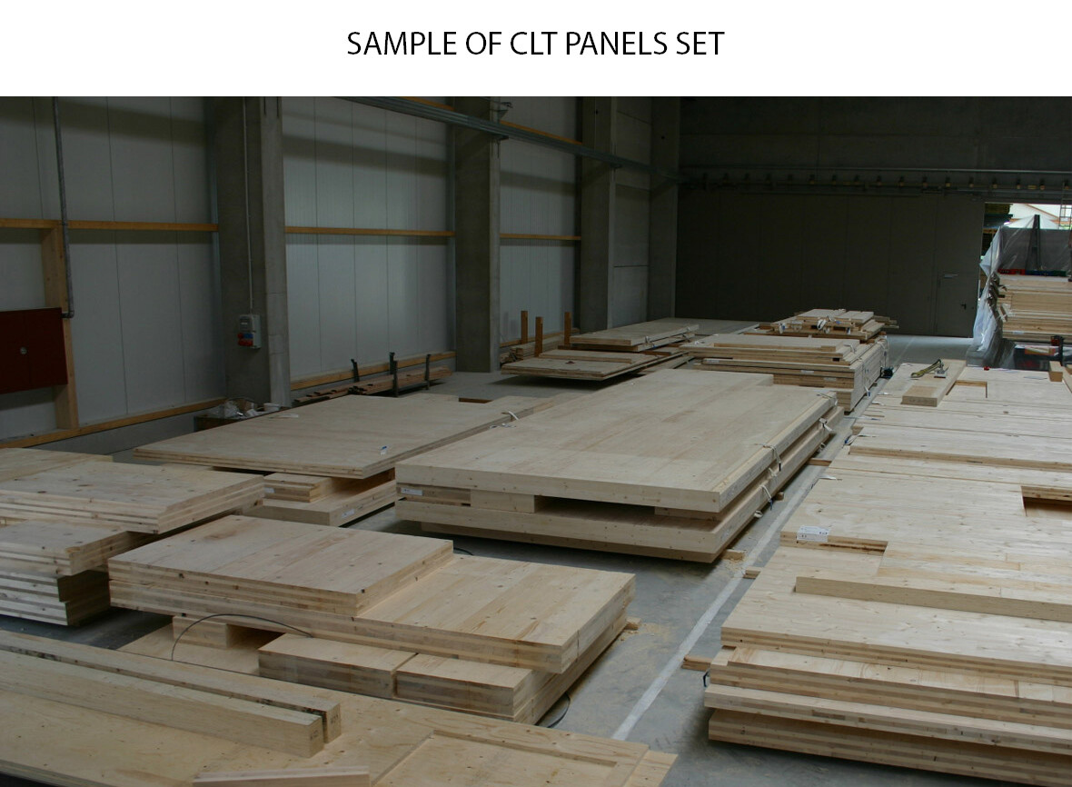 615 SQ.FT ECO SOLID TIMBER AIRTIGHT PANEL HOUSE KIT. MASS WOOD CLT HOME, PREFAB 