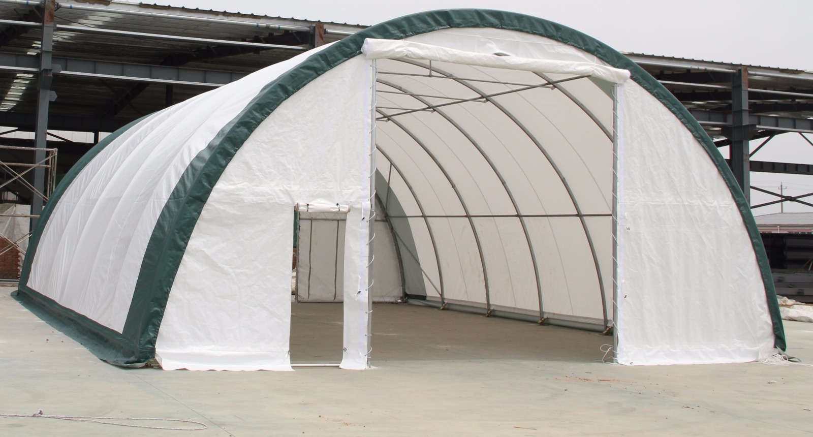New 30x65x15 Canvas Fabric Storage Building Shelter Shop Metal Frame w/ warranty