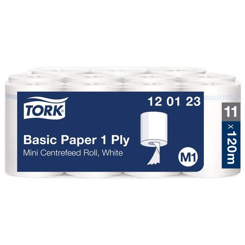 Poet paper Tork 120123 paper 1-laags wit pak 11 pieces