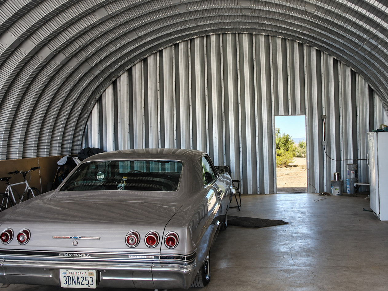 25x30x14 DuroSPAN Steel S-Model Arch Clear Span Straight End Walls Included