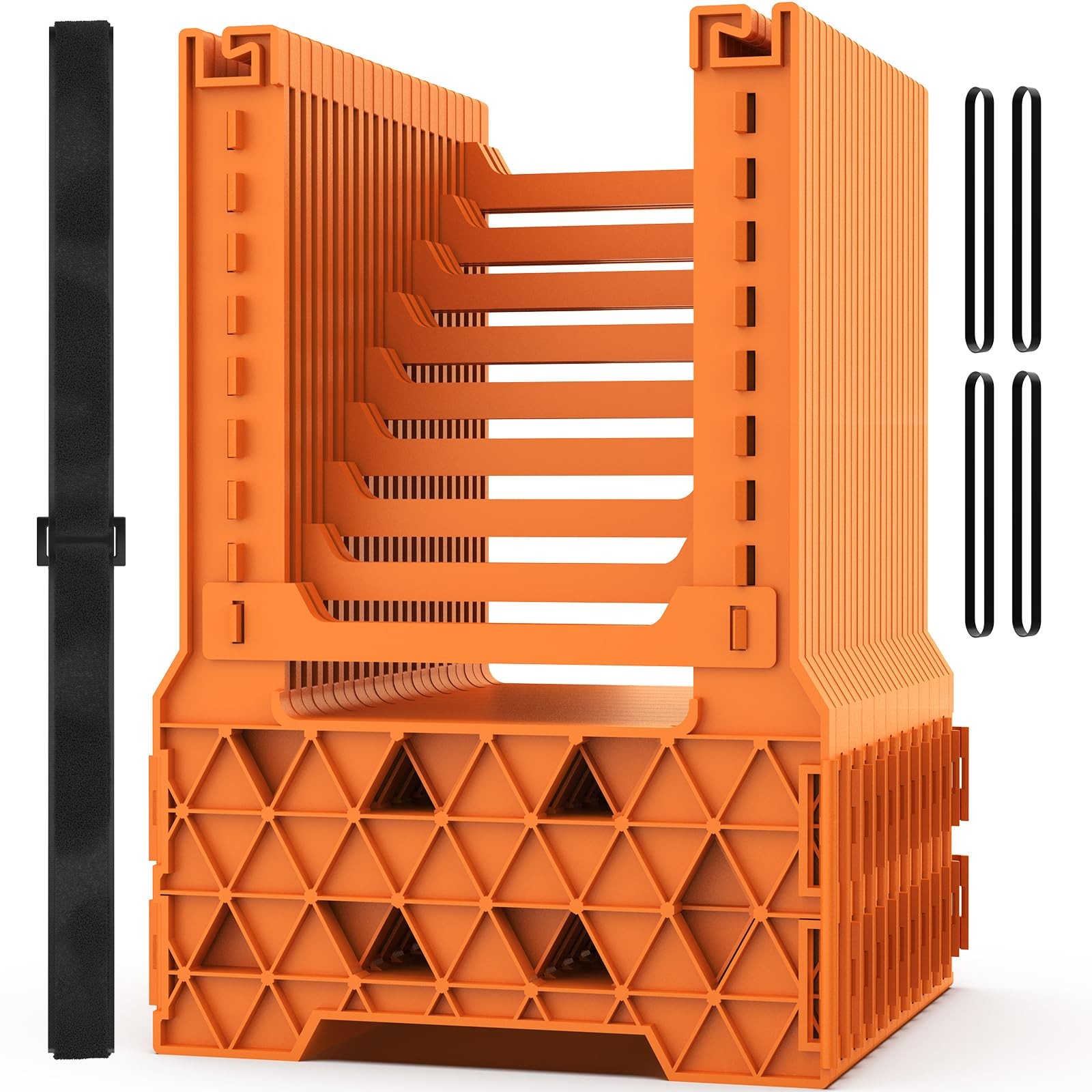 10 Ft RV Sewer Hose Support Blaze Orange Camper Drain Hose Stand