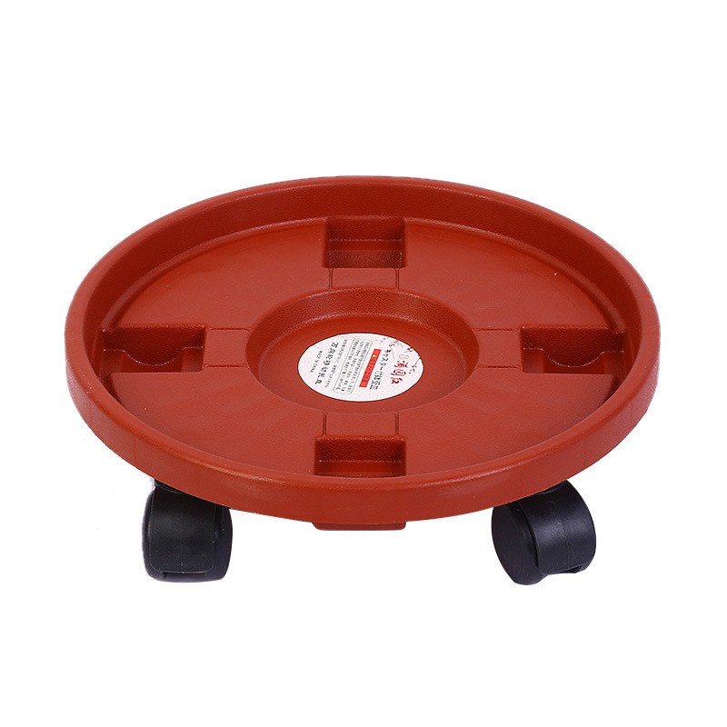 Removable Plant Stand Flower Pot Tray With Universal Wheel Heavy Rolling Flower