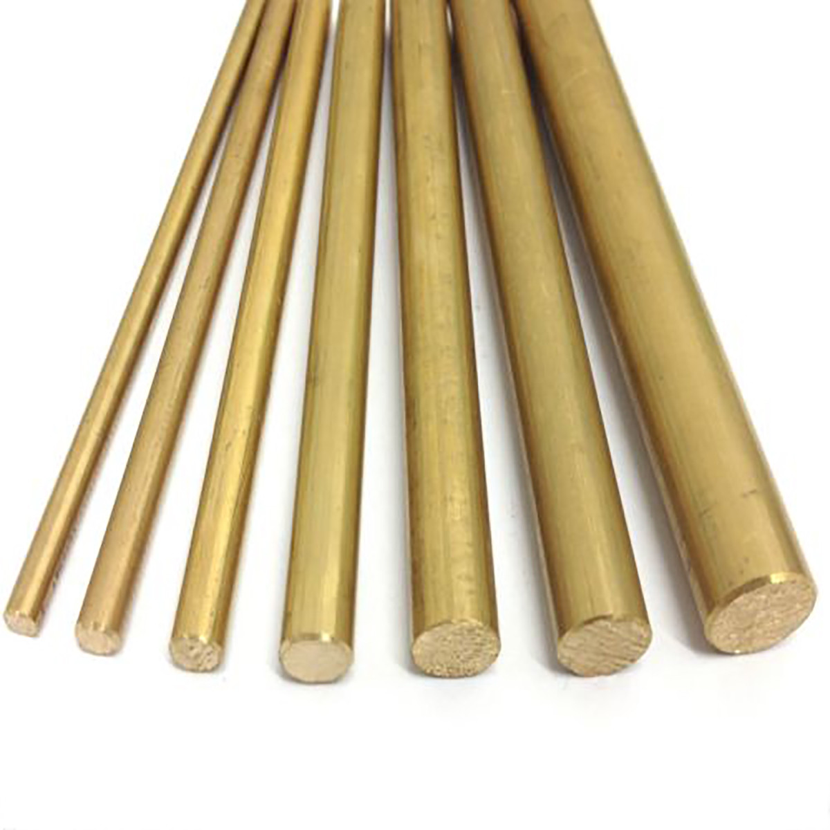4/6/8/12mm Dia Hardware Brass Round Bar / Rod Circular Wire Tube Modelmaking