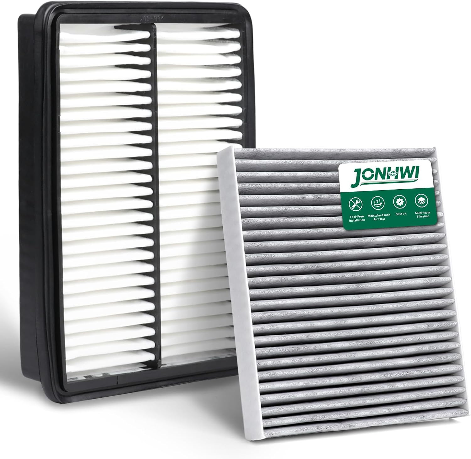 Cabin & Engine Air Filter Set for 2005-2009 Hyundai Tucson 2.0L&2.7L, 2005-2010
