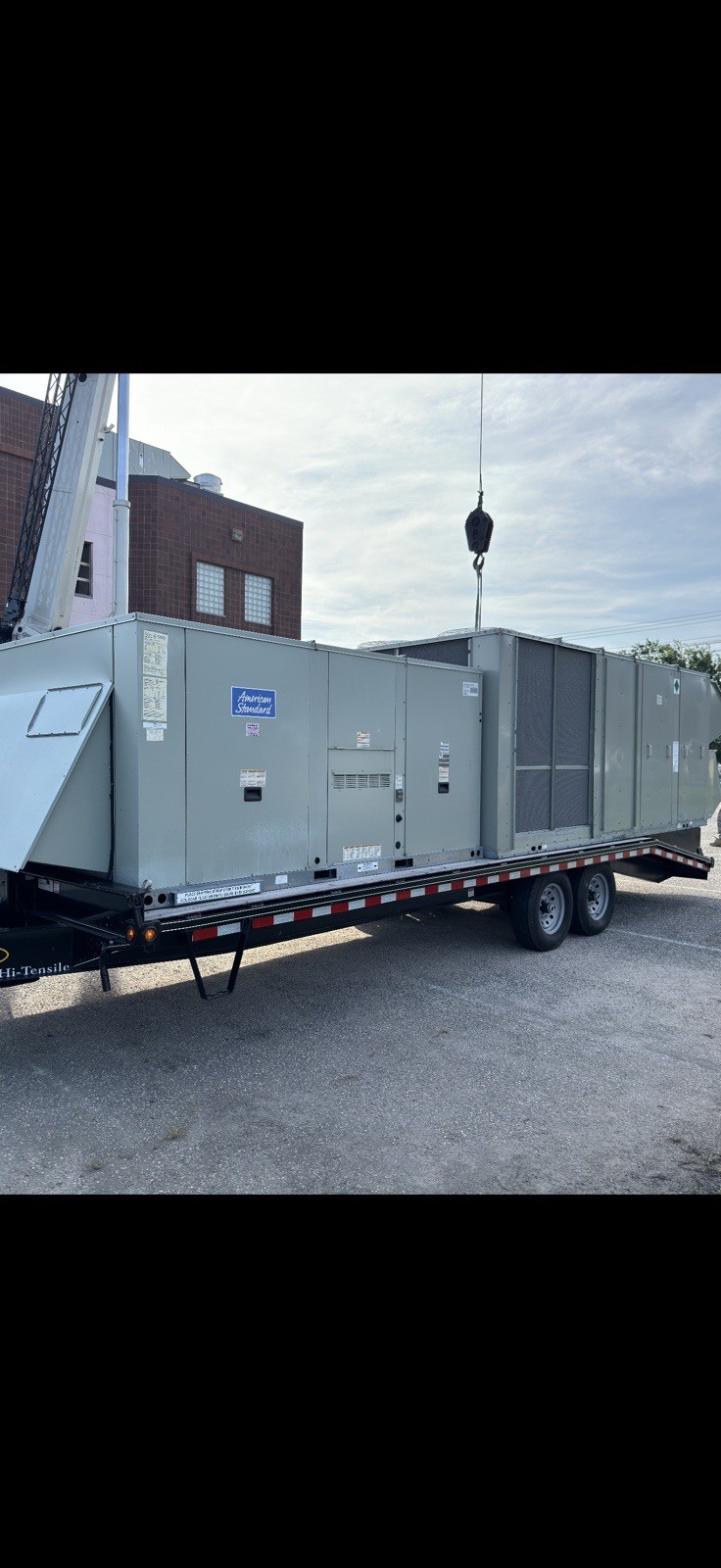 American Standard Gas-Fired Rooftop HVAC Cooling & Heating Unit