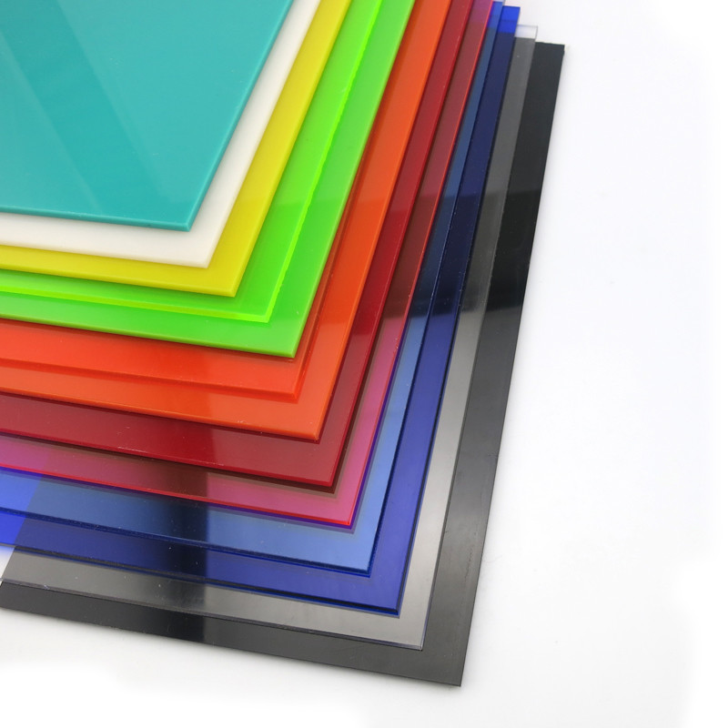 Color Acrylic Sheet Panel Plastic Plate 8x8cm 10x20cm 15x15cm 20x20cm