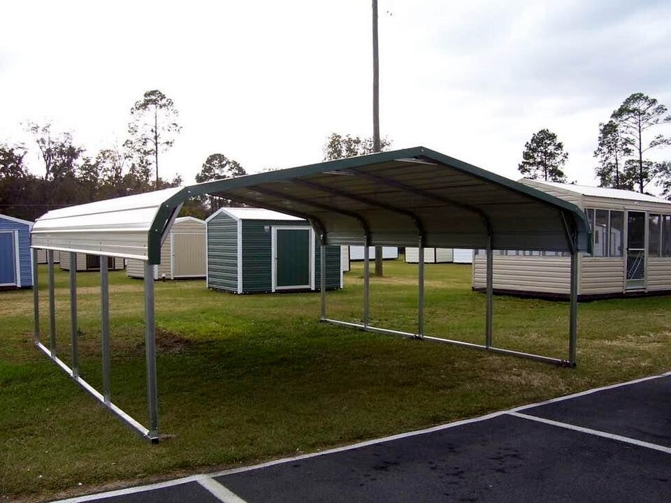 18Wx20Lx6H Steel Carport – TX, OK & NM only, Lifetime 100MPH wind warranty.